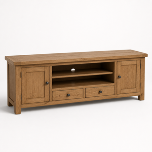 Vietnam Luxury Solid Wood TV Stand Modern Minimalist Living Room <b>Cabinet</b> <b>Rustic</b> Oak Entertainment Center Media Console - Product Image 1