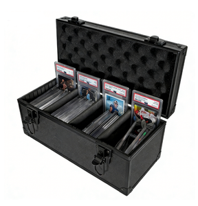 Boîte <span class=keywords><strong>de</strong></span> rangement pour cartes à collectionner à 4 rangées, boîte pour cartes PSA, capacité <span class=keywords><strong>de</strong></span> 48+ cartes <span class=keywords><strong>de</strong></span> sport classées - Product Image 4