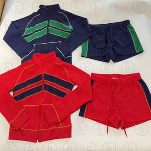 ชุดวาฟเฟิลถักสำหรับเลานจ์สำหรับผู้หญิง2026มีฮู้ดผ้าฝ้าย2ชิ้นและสั้นสกินนี่ยาวเหนือเข่าสไตล์ลำลองพร้อมโลโก้ที่กำหนดเอง - Product Image 6