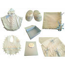Layette tissée bleu clair - Tissu bleu clair - Product Image 1