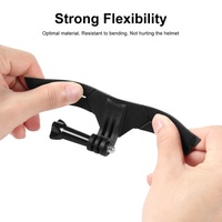 Takenoken Mini caméra support de téléphone portable professionnel caméra d'action de flexion casque de moto support de menton pour Go Pro