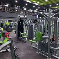 Máquina de Ejercicios de Cuerpo Completo SP Comercial de Alta Resistencia, Ajustable, de Acero, con Doble Cable Cruzado, para Entrenamiento de Músculos Centrales