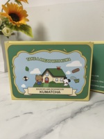 Boîtes à bonbons personnalisées avec logo imprimé pour l'emballage de poudre de matcha, boîtes en carton blanc pliables et colorées, vente chaude