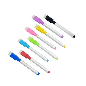 Gxin G-201 Whiteboard Marker Set,Contains A Box Of 12 Whiteboard Markers  And An Eraser And A Box Of Refills ，Same Color AS PEN.