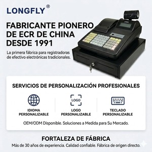 Clavier LED LongFly <span class=keywords><strong>pas</strong></span> <span class=keywords><strong>cher</strong></span> à 64 touches pour système de point de vente (PDV) pour petites entreprises, idéal pour les anciennes caisses enregistreuses et les TPV espagnols - Product Image 4