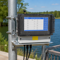 Analyseur de qualité de l'eau en ligne multiparamètres 4G IoT avec système RS485 OEM pour la mesure de la turbidité, TSS, TDS, COD et OIW