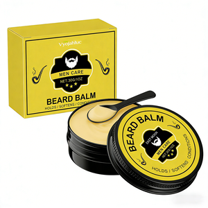 Baume à barbe personnalisé pour <span class=keywords><strong>homme</strong></span>, <span class=keywords><strong>crème</strong></span> à raser de qualité supérieure, favorise une croissance plus rapide de la barbe, baume à barbe adoucissant - Product Image 1
