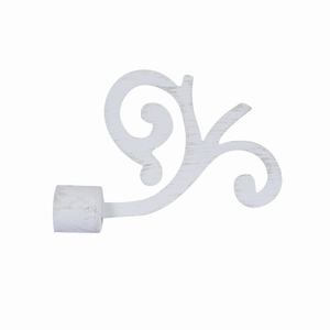 ANTIQUE LINE-CINTACOR STOR PLANET S.L. Accesorios Clásicos de Metal para Montar Cortinas en la Pared, para Todas las Estaciones, Origen Italia, Color Blanco-Beige - Product Image 1