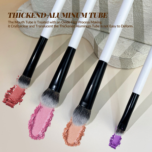 Thiết Kế Mới Đôi Kết thúc Khuôn Mặt Ban Đầu Mini Cao Cấp Du Lịch Sang Trọng Kỹ Thuật Thực Chất Lượng Cao Chuyên Nghiệp Trang Điểm Bàn Chải Thiết Lập - Product Image 5