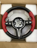 Volant sport en cuir Nappa, vente en gros d'usine, compatible avec BMW F30 F32 F10 F20 F22 F15 F16 F25 F26 M3 M4 M5 M6 Série 1-8