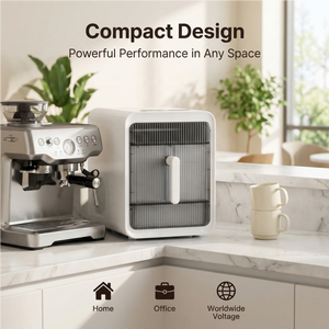 Machine à glaçons électrique portable de comptoir 15 kg/24h, fabrication rapide de glaçons en forme de balle en 10 minutes, auto-nettoyante, usage domestique/commercial - Product Image 4