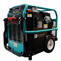 Unité hydraulique portable Huirui HR18-40PB 18HP à essence 12V en acier inoxydable - Pack de pompe hydraulique mobile