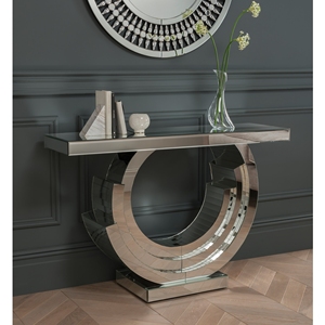 Newest Style Mirrored Sparkly <strong>Crushed</strong> <strong>Diamond</strong> Wall W Console Table Glass Modern Living Room <strong>Furniture</strong> Home Decorative <strong>Furniture</strong> - Product Image 2