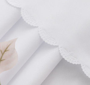 Tovaglia Rotonda <span class=keywords><strong>in</strong></span> Tessuto Jacquard Damascato Personalizzabile per Matrimoni e Feste, Grande Tovaglia Bianca <span class=keywords><strong>in</strong></span> <span class=keywords><strong>Lino</strong></span> - Product Image 4