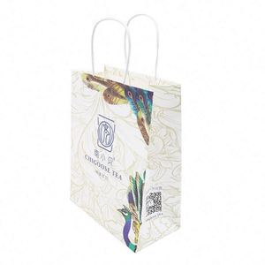 New Fashion Wholesale Beauty <b>Small</b> Brown Kraft Paper <b>Bag</b>&<b>White</b> Kraft <b>Bag</b> for <b>Bag</b> Packaging - Product Image 3