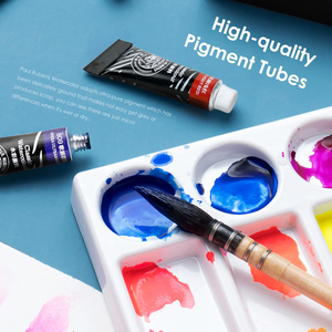 Peinture <span class=keywords><strong>aquarelle</strong></span> de qualité artistique Rubens, série Opera, 14 couleurs, tube individuel de 5 ml, pigment professionnel - Product Image 4