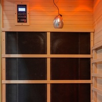 Salle de sauna médicale infrarouge à spectre complet 3-4 personnes Cabine de santé à faible EMF Saunas