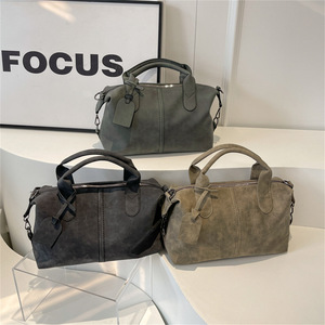 <span class=keywords><strong>Sac</strong></span> à main bandoulière pour <span class=keywords><strong>femme</strong></span> en PU, grande capacité, style vintage décontracté, <span class=keywords><strong>sac</strong></span> messager à fermeture éclair, vente chaude - Product Image 1