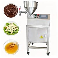 Machine de remplissage alimentaire mobile à débit réglable, scellée et sans résidus