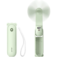 Jisulife F8 Mini Ventilateur Portable 4500 mAh avec Lampe Torche 3-en-1 et Batterie Externe Multifonctionnelle
