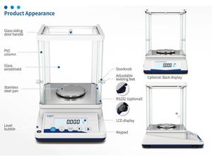 Balanza Analítica Electrónica 0.001g con Pantalla LCD de Alta Precisión para Laboratorio y Educación, Balanza Estudiantil con Personalización OEM - Product Image 2