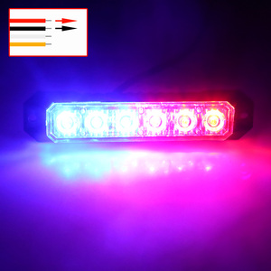 Feux de signalisation LED-06k, mini feux stroboscopiques pour camion, feux de grille, montage en surface, lampes clignotantes pour camion, <span class=keywords><strong>voiture</strong></span>, véhicule - Product Image 2