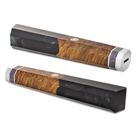 Manche de couteau japonais octogonal en bois de burl stabilisé et résine hybride, manches de remplacement pour couteaux de cuisine Gyuto Santoku