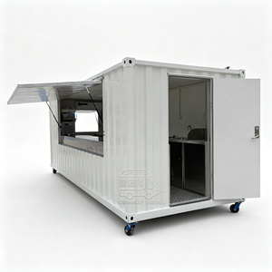 Barra de Bar en Contenedor Premium con Mostrador de Bebidas Moderno, Diseño de Acero Inoxidable, Restaurante Modular - Product Image 1