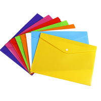 Carpeta de documentos A4 de PP mate de color sólido con cierre a presión, gruesa, opaca, de gran capacidad, para almacenamiento de archivos de contrato A5, venta al por mayor desde China