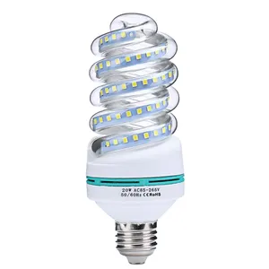 Chinese manufacturer factory free sample SMD2835 3W led energy saving spiral led corn bulb