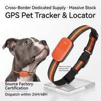 Collier de localisation intelligent ODM pour animaux de compagnie, dispositif de suivi GPS étanche, longue autonomie, pour animaux de compagnie de taille moyenne
