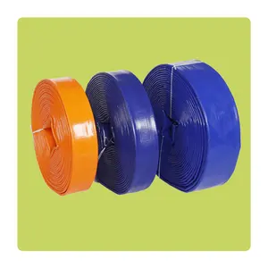 PVC layflat discharge water hose for watering /Garden irrigation hose for farm /pvc plastic hose for agriculture