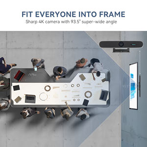4K 8M píxeles 5x Zoom USB HD MI RJ45 <span class=keywords><strong>WIFI</strong></span> Ai Autotracking <span class=keywords><strong>Videoconferencia</strong></span> Allinone Video Audio bar Cámara de Conferencia - Product Image 5