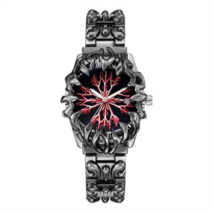 Relojes de Pulsera Vantage Fashion Creativos y Únicos Estilo Y2K con Diseño de Garra de Alabastro para Hombre, Reloj de Cuarzo Resistente al Agua con Fecha para Hombre, Estilo Gótico Punk - Product Image 1