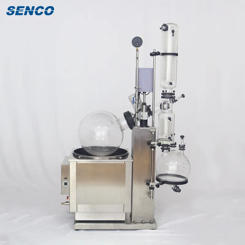 Fractional Distillation Pilot Scale Vacuum Rotary Evaporator With Vacuum Pump