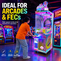 Neofuns Coin Pusher Claw Machine Joystick Vendo Claw Machine Candy Spiral à vendre Claw-machine-with-card-reader