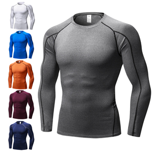 Ropa deportiva Gimnasio Fitness Wear Medias Logotipo personalizado Cintura alta Capa base Correr <span class=keywords><strong>Baloncesto</strong></span> Pantalones cortos de compresión para hombres - Product Image 4