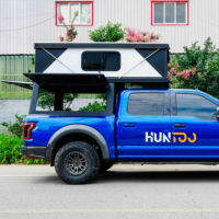 Camper Resistente Personalizado para Camionetas Toyota Tacoma, Ford F150 y RAM 1500, Ideal para Aventuras Todoterreno
