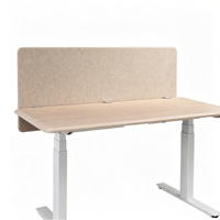 Panneau Acoustique de Bureau à Fixation par Pince, en Fibre PET, NRC 0.9, Absorption Sonore Haute Densité, OEM