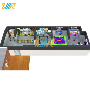 Ar <span class=keywords><strong>Sport</strong></span> Hall Factory Direct AR Sports Arena Fournisseur de solutions à guichet unique Projection interactive Jeux de mouvement - Product Image 2