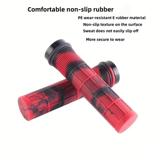 Bisiklet kolları Mtb kauçuk kilitli kavrama darbeye dayanıklı kaymaz dağ/yol bisikleti gidon kılıfı katlanır denge bisikleti aksesuarları - Product Image 2
