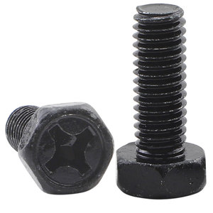 สกรูหัวหกเหลี่ยมเหล็กชุบฟอสเฟตสีดำ M4-M20 ราคาถูกสำหรับงานไม้ ขายส่ง - Product Image 3