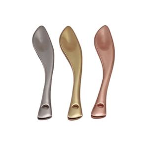 HQ Mixed Proc Discount Custom Logo Beauty Makeup Spoon Metal Facial Mask Scoop Eye <b>Cream</b> Golden Cosmetic Spatula - Product Image 1