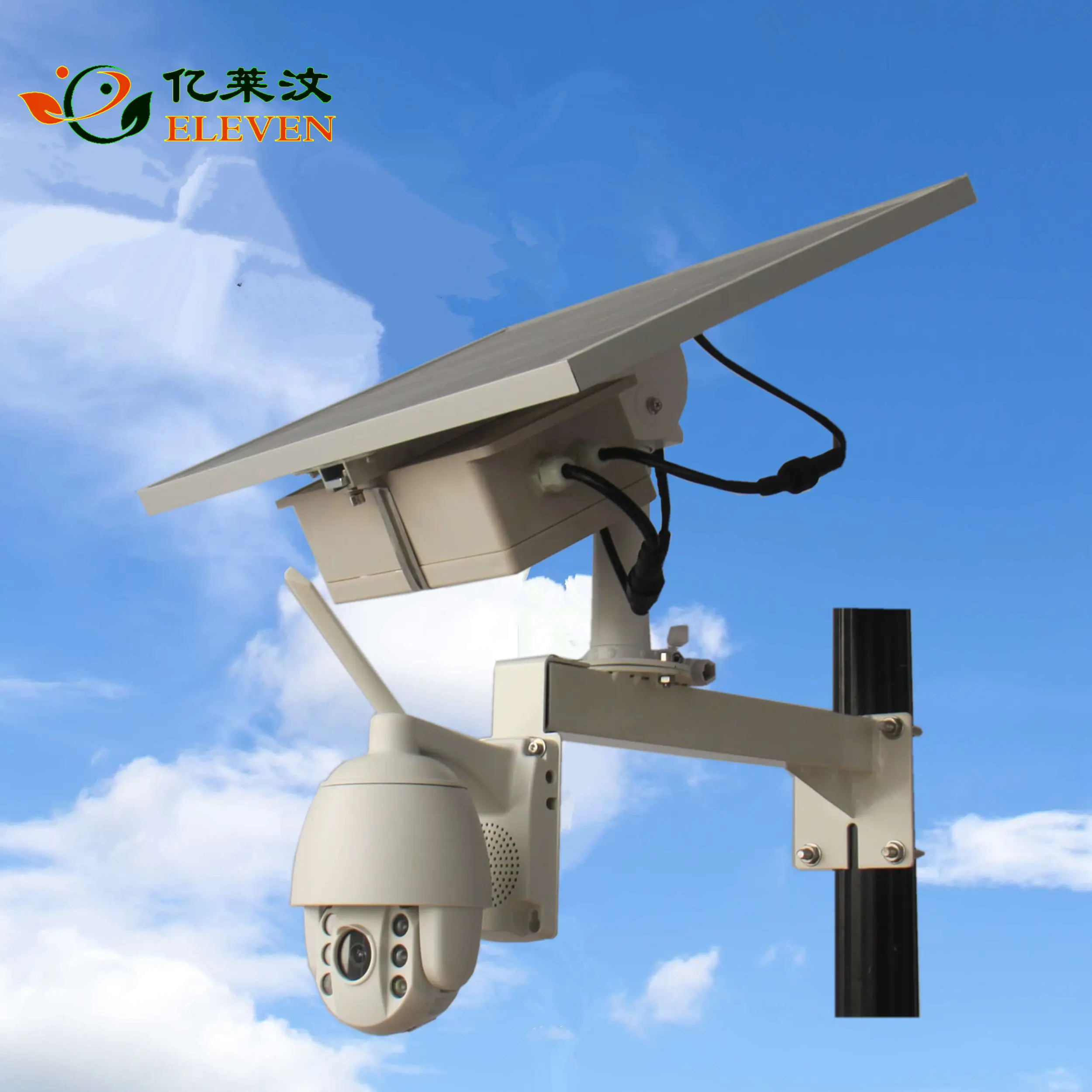 high definition solar system ptz auto track ip 66 camera solar 4g compatible with Camhi&Camhipro &CMS APP.