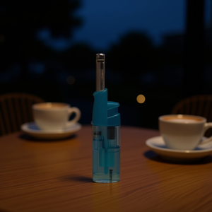 Encendedor Electrónico QBAK Transparente de 12.8cm Recargable para Cigarrillos - Product Image 3