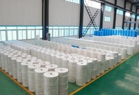 Tissu non tissé hydrophile perforé respirant à surface gaufrée pour couches pour bébés et serviettes hygiéniques