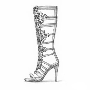 Scarpe da donna personalizzate fabbrica all'ingrosso scarpe moda donna logo personalizzato sandali produttore di scarpe - Product Image 3