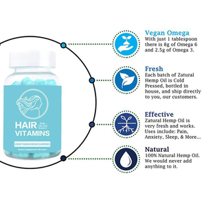 Özel etiket toptan saç büyüme büyütme en iyi Vegan organik vitaminler takviyesi <span class=keywords><strong>Gummies</strong></span> - Product Image 3