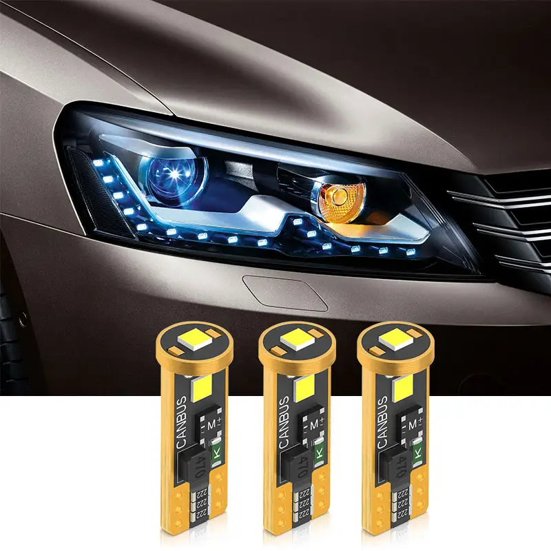 Lumière d'ambiance CANbus T10 194 W5w ampoules LED éclairage ambiant accessoires de voiture 12V 2.4W intérieur dôme décoratif