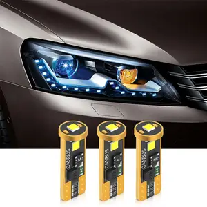 Atmosfer ışığı CANbus T10 194 bulbs LED ampuller ortam aydınlatma araba aksesuarları 12V 2.4W İç dekoratif kubbe ışık